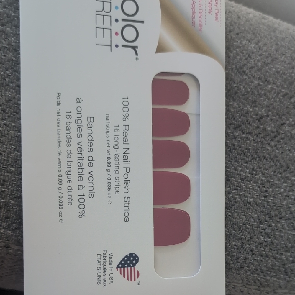Color Street Nail Strips in Deep Pink